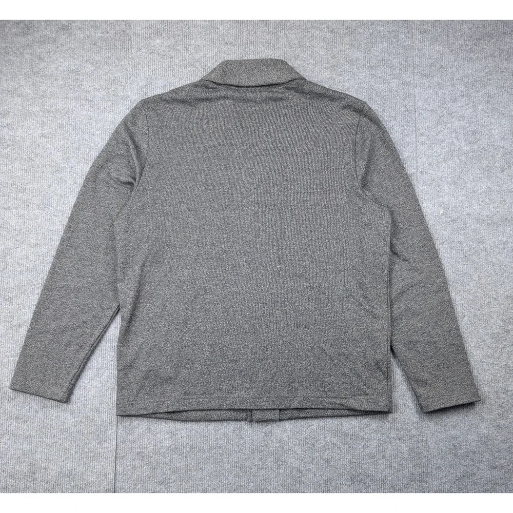 Perry Ellis Cardigan Men Large Shawl Collar Fisherman Old Money Timeless Capsule